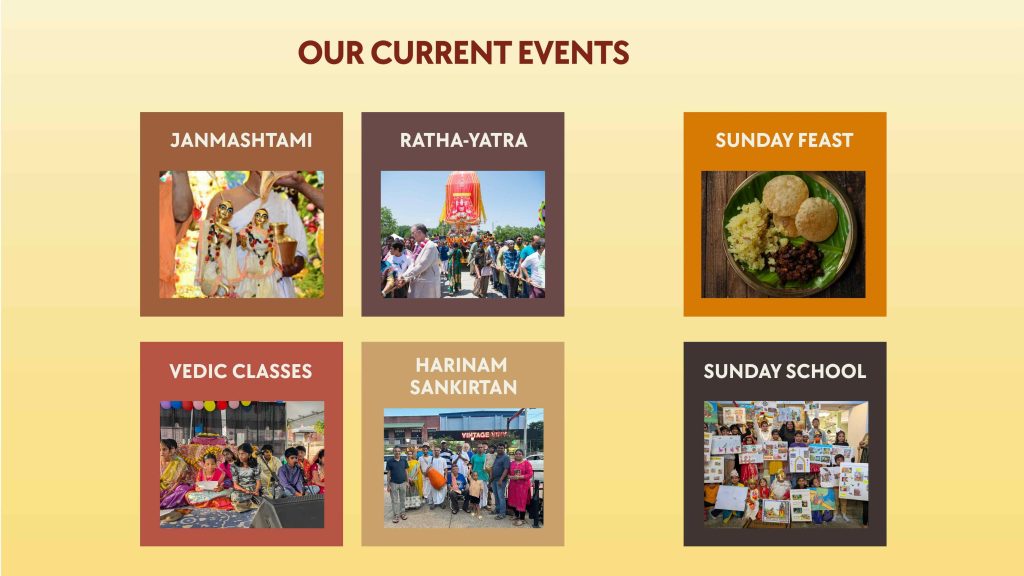 1 page brochure (website) events